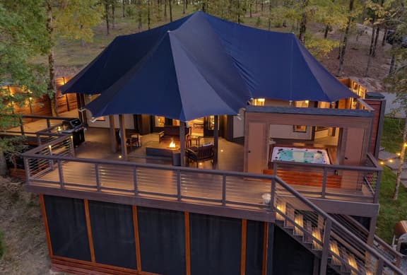 The Covey an African Tent Retreat Bluebird House - Image 1
